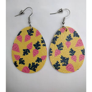 Easter Egg Carrot Earrings